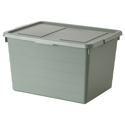 SOCKERBIT存储箱盖子,灰绿色,x51x30 38厘米