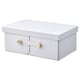 SPINNROCK盒子隔间,白色,x16x10 25厘米
