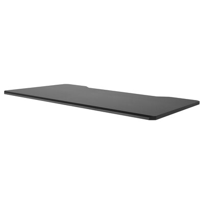 UPPSPEL桌面,黑色,140厘米