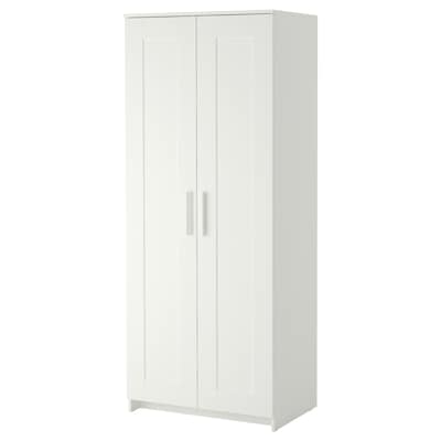 BRIMNES和2门衣柜,白色,78 x190厘米