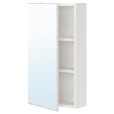 ENHET镜柜1门,白色,x17x75 40厘米