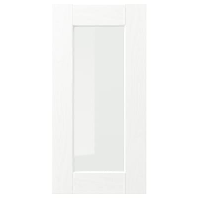 ENKOPING玻璃门,白色木效果,x60 30厘米