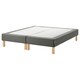 ESPEVAR板条的床垫基地与腿,黑灰色,160 x200型cm