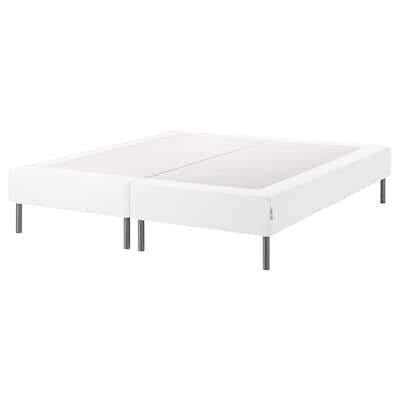 ESPEVAR板条的床垫基地与腿,白色,160 x200型cm
