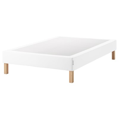 ESPEVAR板条的床垫基地与腿,白色,140 x200型cm