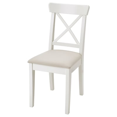 INGOLF椅子,白色/ Hallarp米色