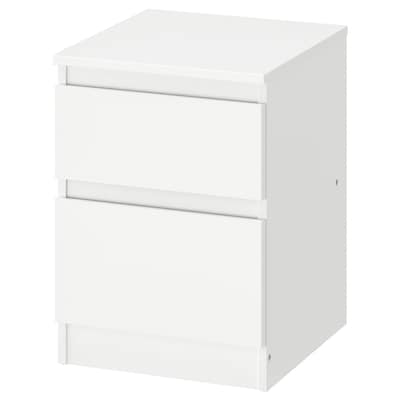 KULLEN有2个抽屉的柜子,白色,x49 35厘米