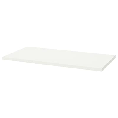 LAGKAPTEN桌面,白色,x60 120厘米