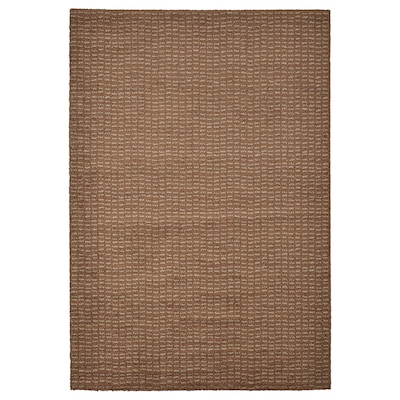 LANGSTED地毯,低桩,浅棕色,x90 60厘米