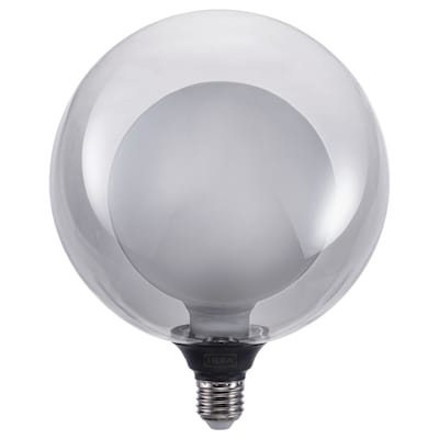 全球MOLNART LED灯泡E27 100流明,双灰色的透明玻璃,180毫米