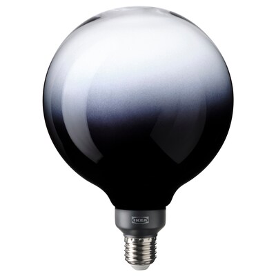 MOLNART LED灯泡E27 100流明,全球/黑色的透明玻璃,150毫米