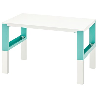 PAHL桌子,白色/绿松石96 x58厘米