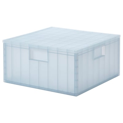PANSARTAX存储箱盖子,透明的灰蓝色x33x16.5 33厘米