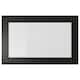 SINDVIK玻璃门,黑褐色/透明玻璃,x38 60厘米