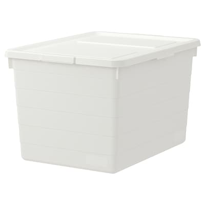 SOCKERBIT盒子,盖子,白色,x51x30 38厘米