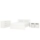 SONGESAND卧室家具,组4,白色,160 x200型cm