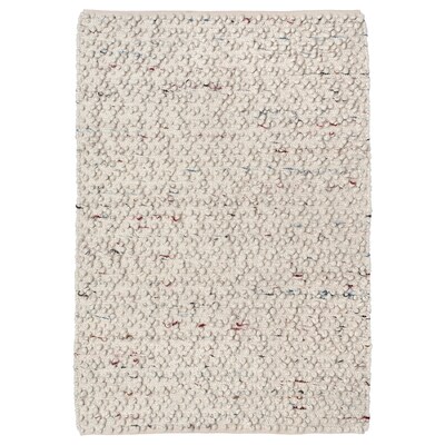 flatwoven SVARDBORG地毯,手工制作的白色/多色133 x195厘米