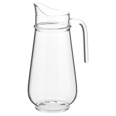 TILLBRINGARE壶,透明玻璃,1.7 l
