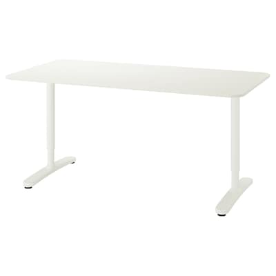 BEKANT桌子,白色,160 x80厘米