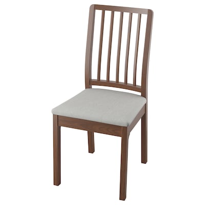 EKEDALEN椅子,棕色/ Orrsta浅灰色