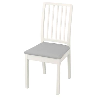 EKEDALEN座椅，白色/Orrsta浅灰色