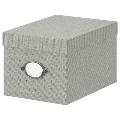 KVARNVIK存储箱盖子,灰色,18 x25x15厘米