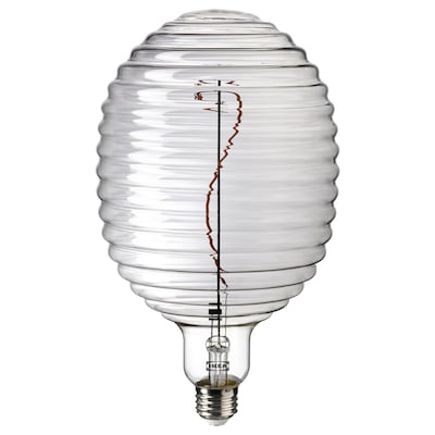 MOLNART LED灯泡E26 160流明,气球形状与衬玻璃灰色透明玻璃,145毫米