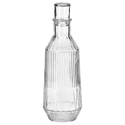 与塞SALLSKAPLIG玻璃水瓶,透明玻璃/图案,0.9 l
