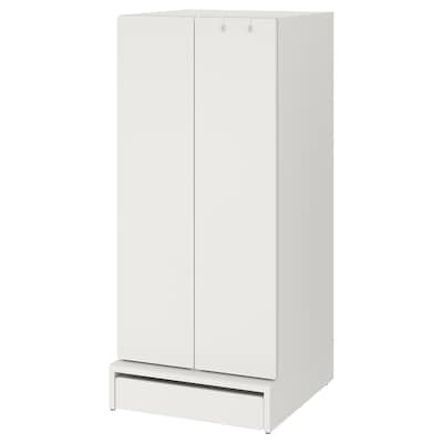 SMASTAD / UPPFORA衣柜,白色/白色,x63x136 60厘米