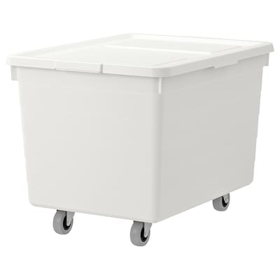 SOCKERBIT盒海狸香和盖子,白色,x51x37 38厘米