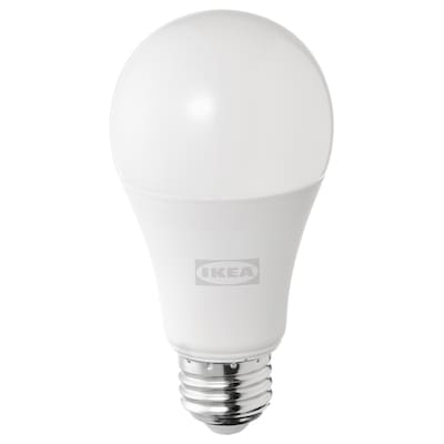 SOLHETTA LED灯泡E26 1600流明,可控/全球蛋白石白