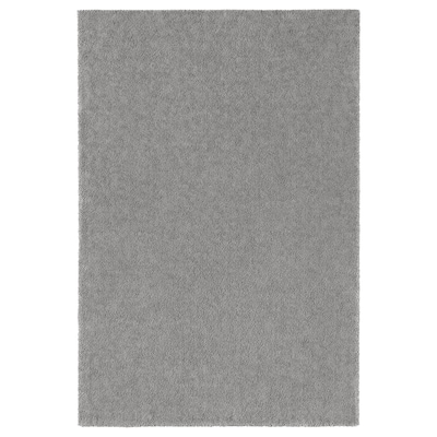 STOENSE地毯、低桩、中灰色×200厘米