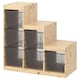 TROFAST存储结合盒、彩色松/深灰色,白色94 x44x91厘米
