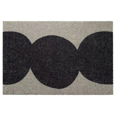 UDBYHOJ门垫,米色/黑色,60 x90厘米