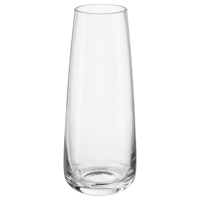 BERAKNA花瓶,klart玻璃,15厘米