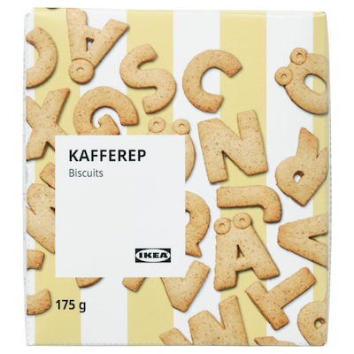 KAFFEREP Kjeks bokstavformet 175 g