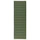 KORSNING Teppe flatvevd, inne / ute grønn purpur / stripet 80 x250厘米