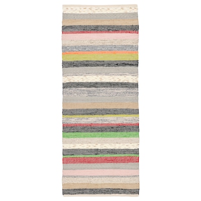 RANGSTRUP Teppe、flatvevd handlaget / bomull flere farger, x180 70厘米