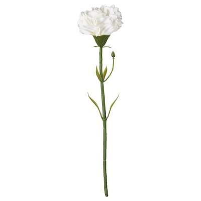 SMYCKA Kunstige blomster nellik / hvit 30厘米