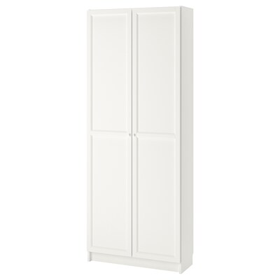 比利与门书柜,白色,80 x30x202厘米