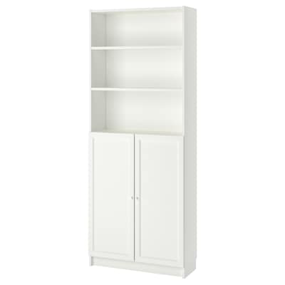 比利/ OXBERG书柜门,白色,80 x30x202厘米