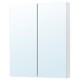 GODMORGON镜柜2门,镜面玻璃,80 x14x96厘米