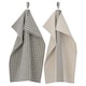 MARIATHERES茶巾,方形条纹/灰色的米色,x70 50厘米