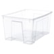 SAMLA盒、透明、56 x39x28 45厘米/ l