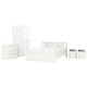 SONGESAND卧室家具,组5,白色,140 x200型cm