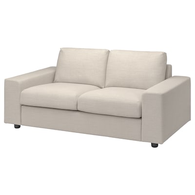 VIMLE 2-seat沙发,宽大的扶手/贡纳米色