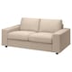VIMLE 2-seat沙发,宽大的扶手/ Hallarp米色