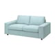 VIMLE 2-seat沙发,宽大的扶手/ Saxemara浅蓝色