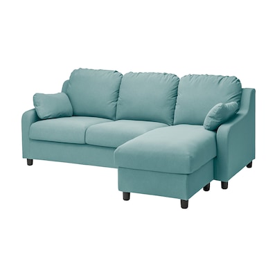 VINLIDEN 3三种座位沙发和躺椅,Hakebo蓝绿色的光