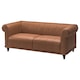 VISKAFORS 2-seat沙发,Hogalid棕色/棕色